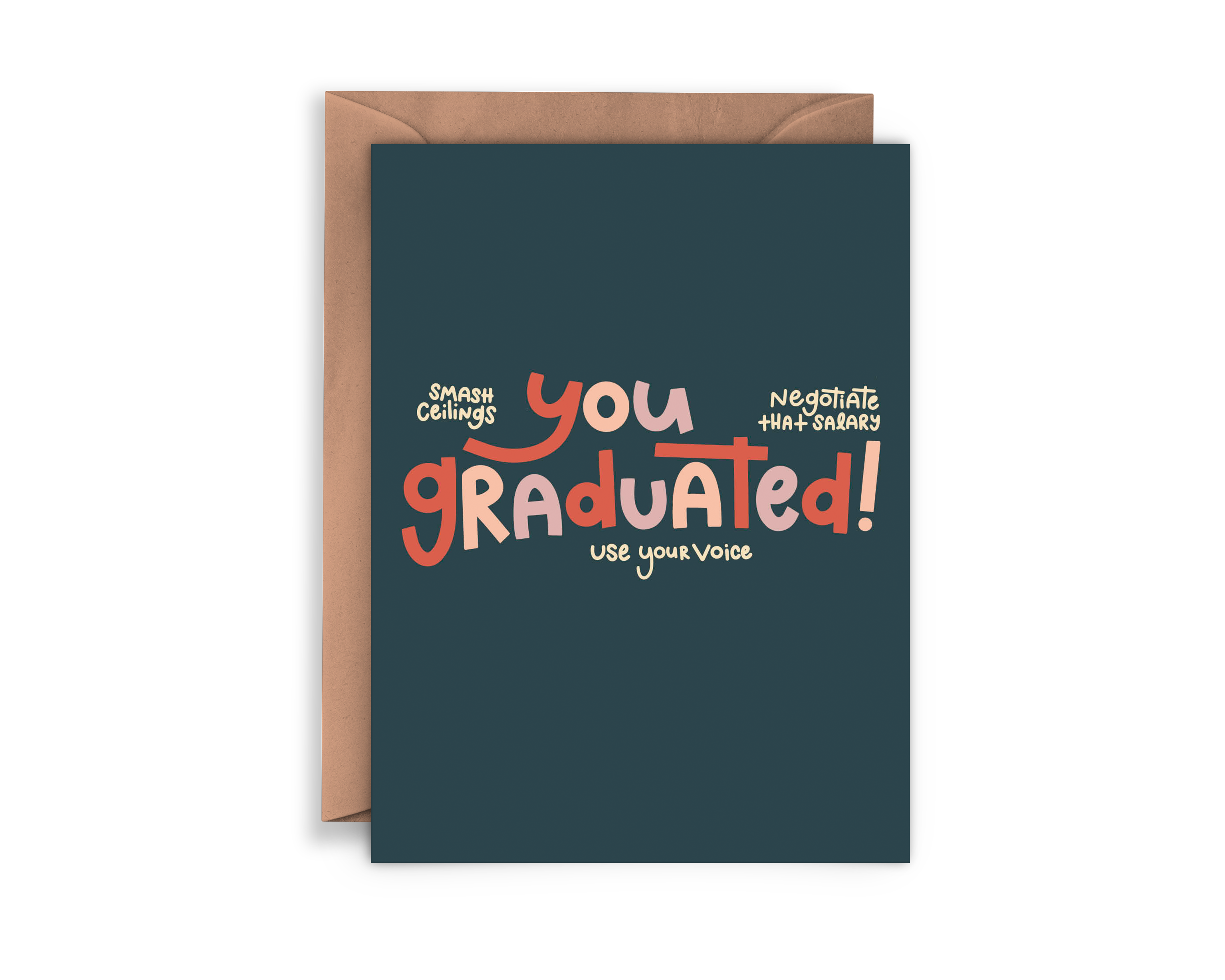 You Graduated Congrats Grad Feminist Card